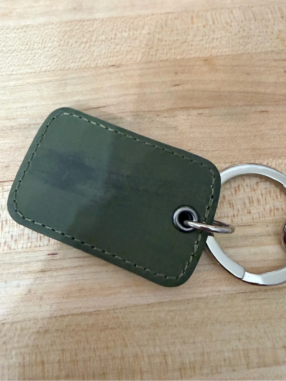 APC A.P.C. Miles Keychain : Olive/Black/Silver
